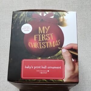 Pearhead Red Baby's First Christmas Ornament